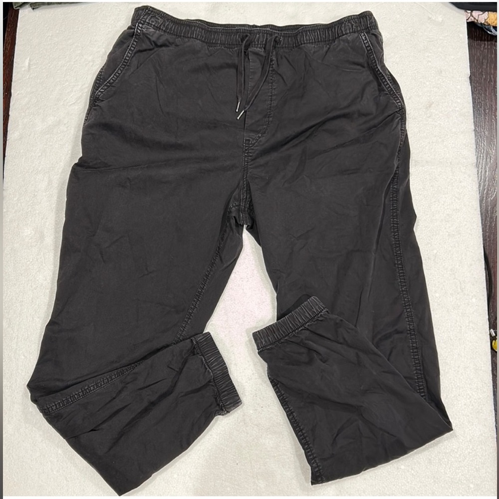 American Eagle Black Next Level Flex Drawstring Jogger Pants size small